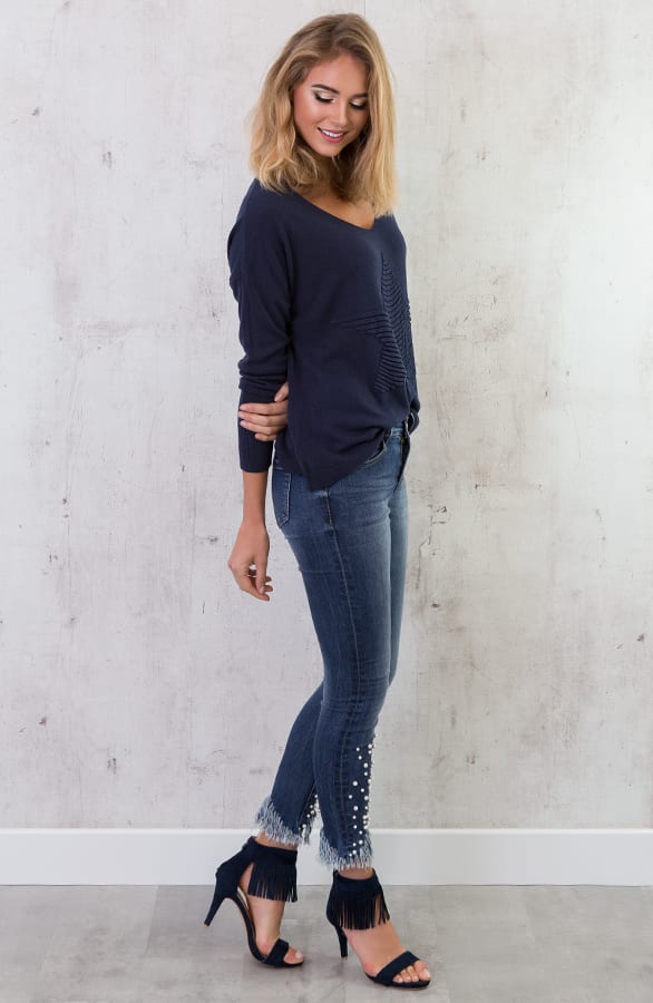 Ster Trui Marineblauw – shoparchief, foto 4