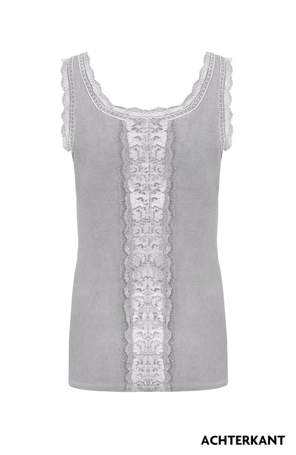 Lace Back Top Grijs – shoparchief, foto 7