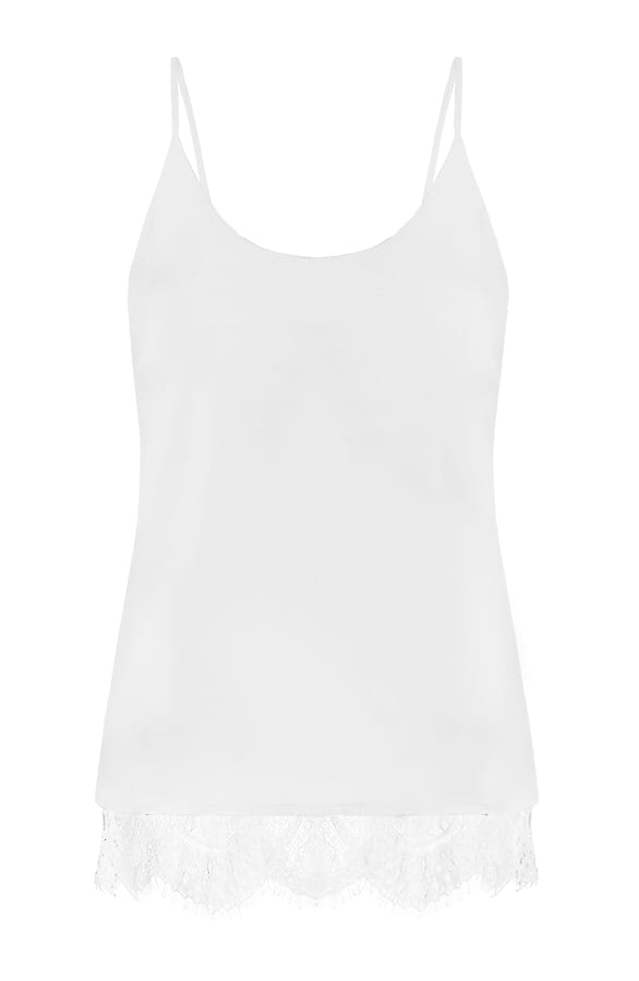 Kanten Top Wit – shoparchief, foto 1