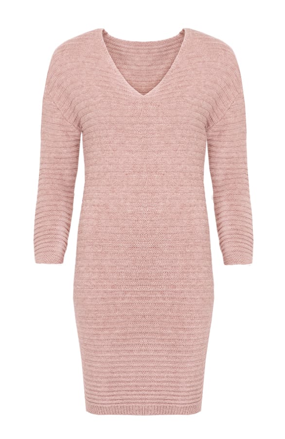 Long Knitted Sweater Pink – shoparchief, foto 1