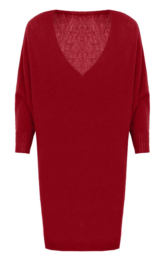 Oversized Large Tuniek Rood – shoparchief, foto 1