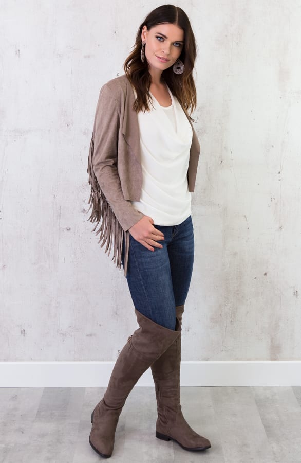 Femme Fatale Fringe Jacket – shoparchief, foto 7