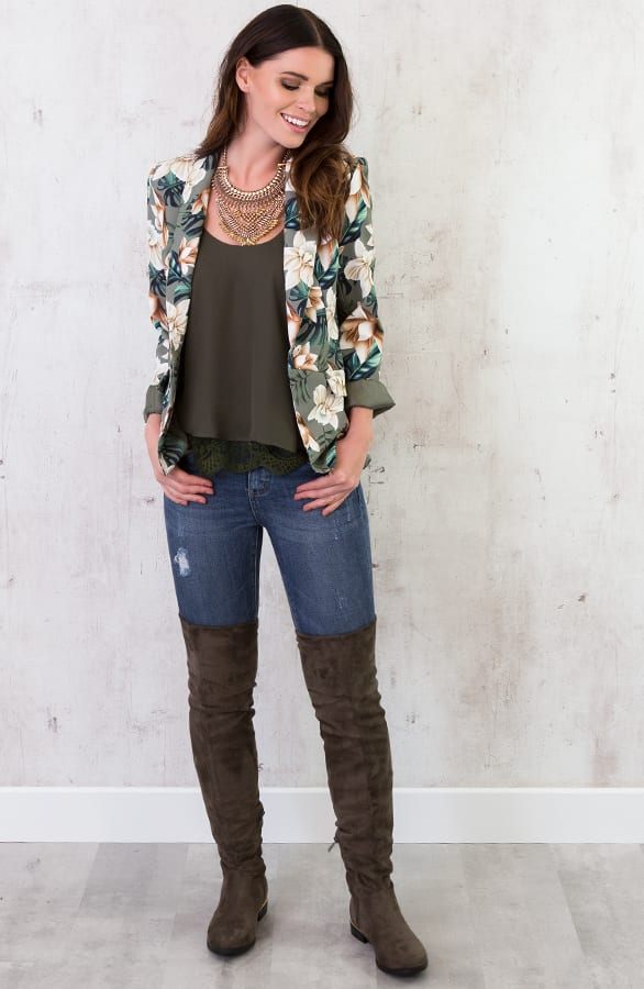 Overknee Laarzen High Exclusive Army – shoparchief, foto 5