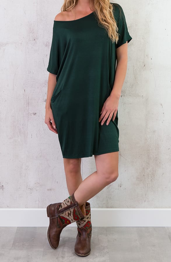 Pocket Tuniek Smaragdgroen – shoparchief, foto 3