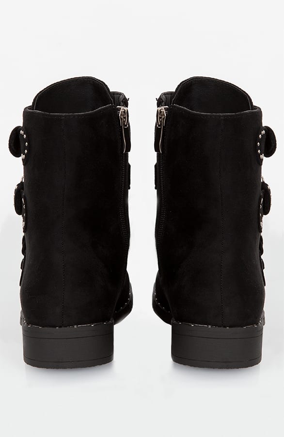 Suede Biker Studs Boots – shoparchief, foto 4