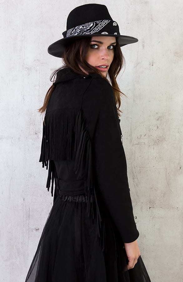 Fringe Jacket Exclusief Zwart – shoparchief, foto 5