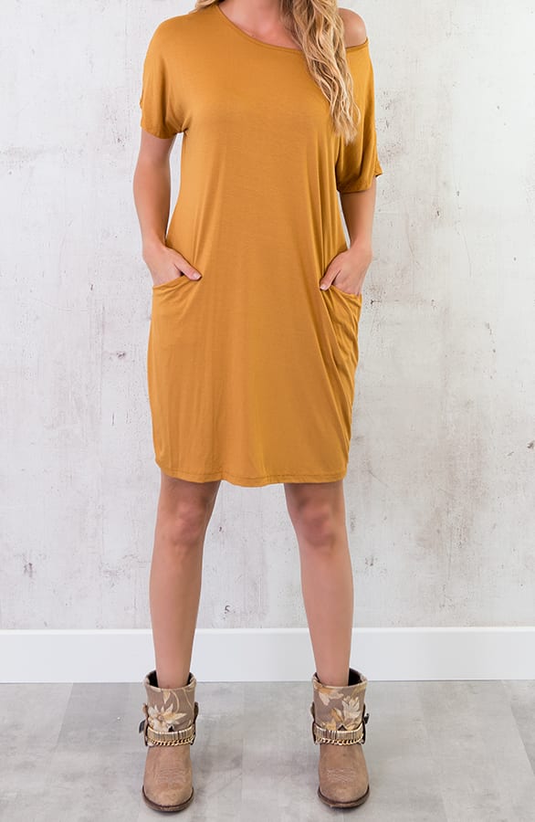 Pocket Tuniek Okergeel – shoparchief, foto 3