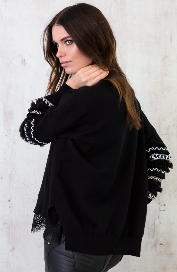 Bohemian Exclusive Zwart Vest – shoparchief, foto 6