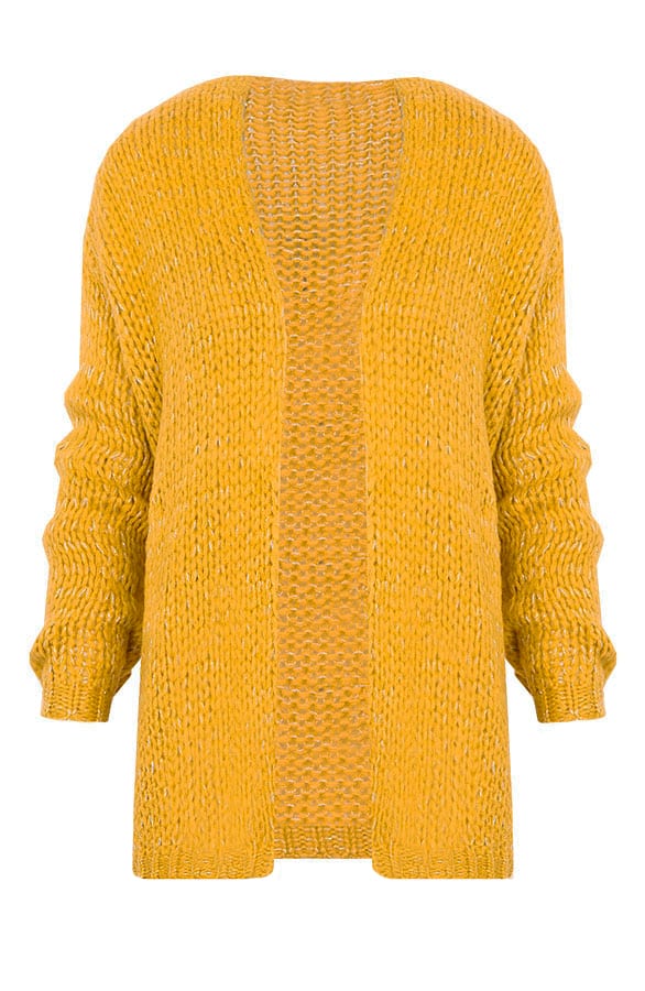 Gebreid Vest Okergeel – shoparchief, foto 1