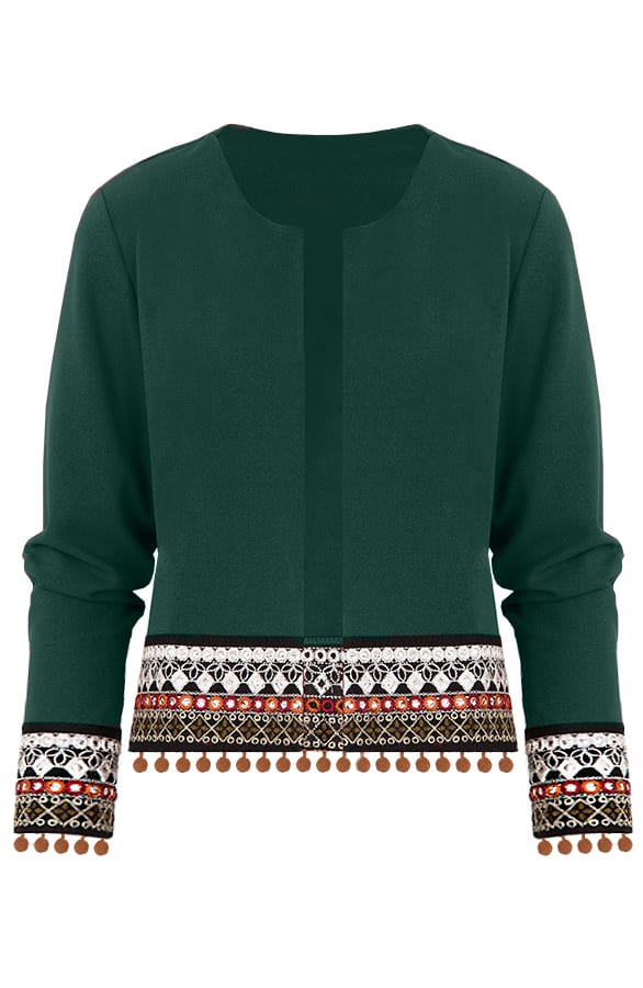 Kelim Jacket Glasgroen – shoparchief, foto 1