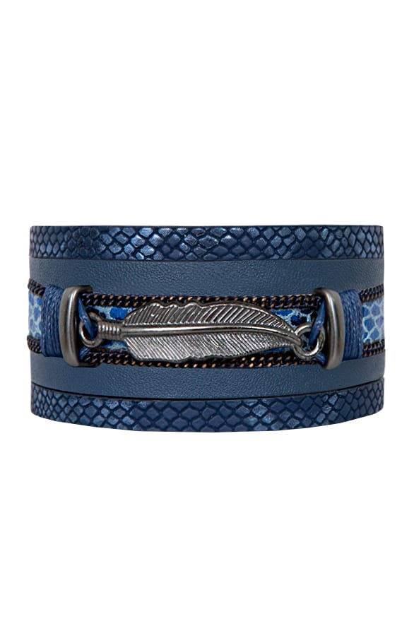 Magneet Armband Veer Blauw – shoparchief, foto 1