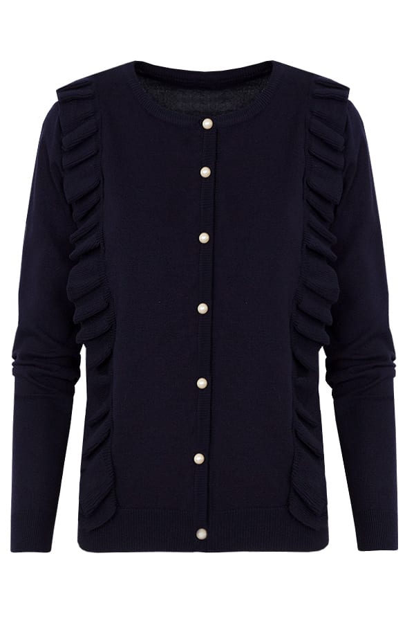 Ruches Vest Parel Blauw – shoparchief, foto 1