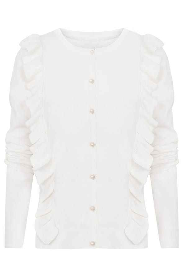 Ruches Vest Parel Creme – shoparchief, foto 1