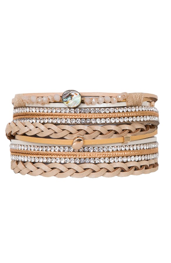 Wikkel Armband Limited Beige – shoparchief, foto 1