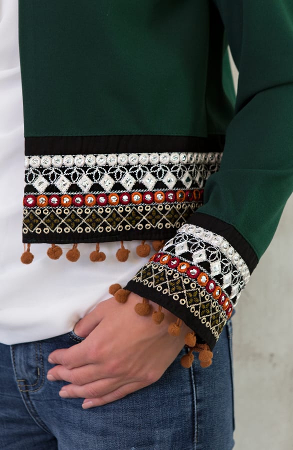 Kelim Jacket Glasgroen – shoparchief, foto 4