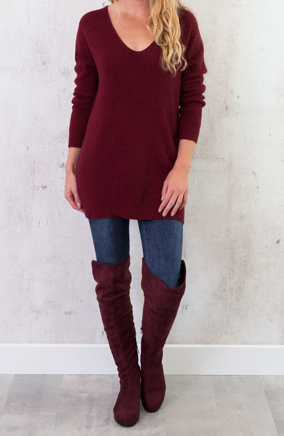 Veter Trui Bordeaux – shoparchief, foto 3