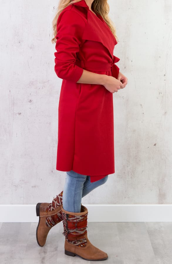 Dream Coat Lang Rood 3.0 – shoparchief, foto 2