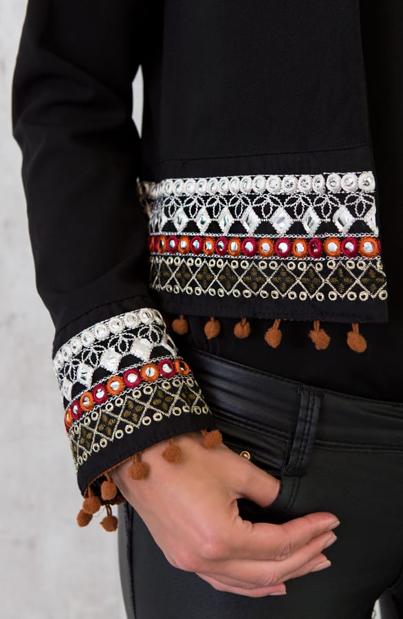 Kelim Jacket Zwart – shoparchief, foto 4