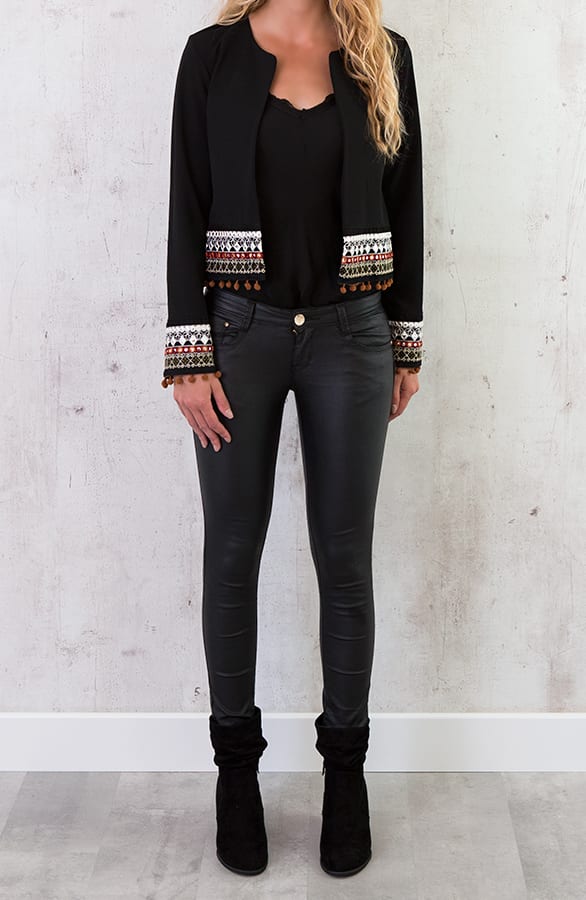 Kelim Jacket Zwart – shoparchief, foto 5
