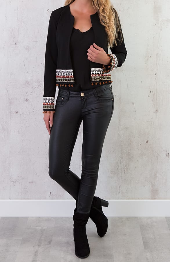 Kelim Jacket Zwart – shoparchief, foto 3