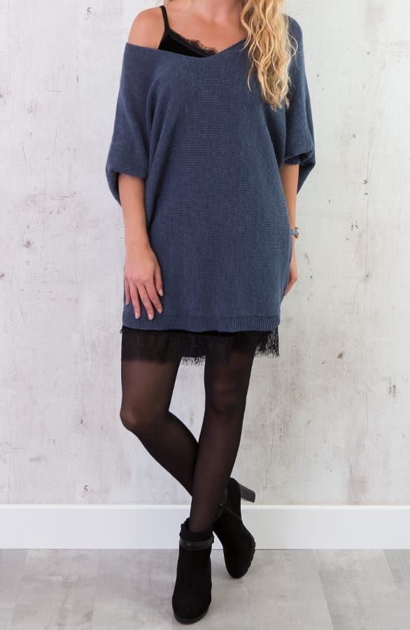 Oversized Large Tuniek Blauw – shoparchief, foto 2
