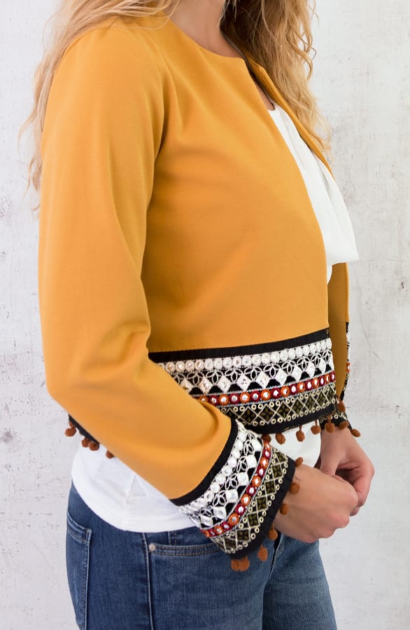 Kelim Jacket Okergeel – shoparchief, foto 3