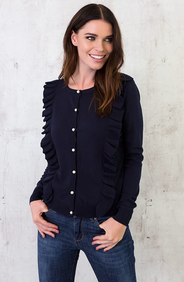 Ruches Vest Parel Blauw – shoparchief, foto 2