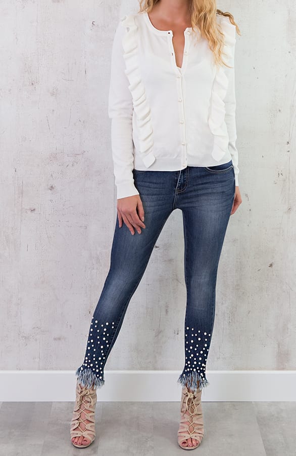 Ruches Vest Parel Creme – shoparchief, foto 3