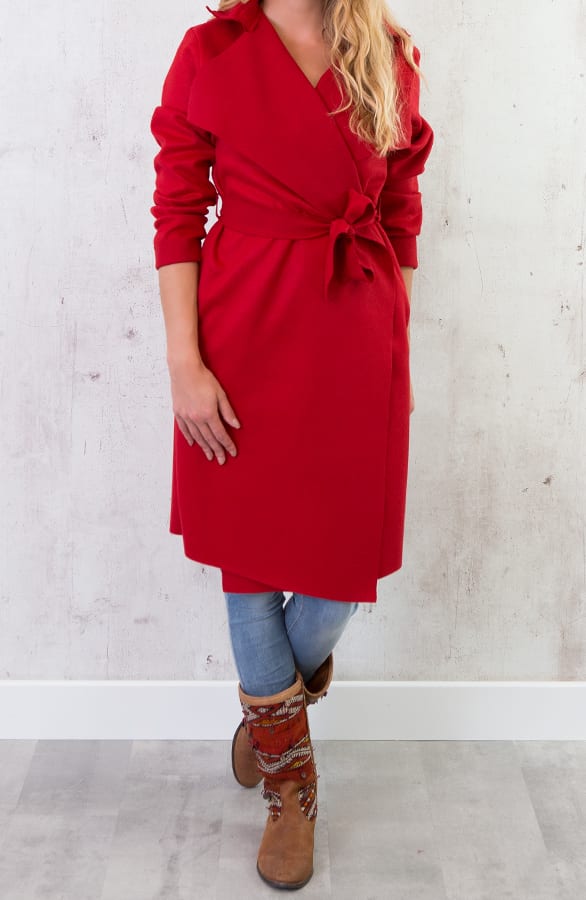 Dream Coat Lang Rood 3.0 – shoparchief, foto 3