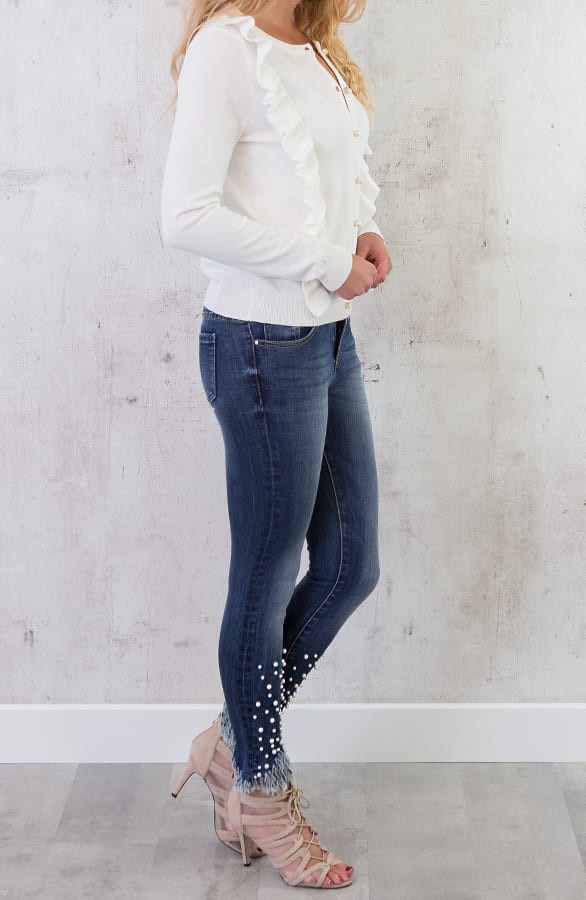 Ruches Vest Parel Creme – shoparchief, foto 4
