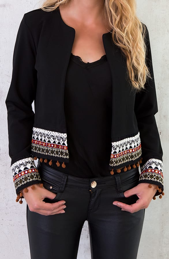 Kelim Jacket Zwart – shoparchief, foto 2
