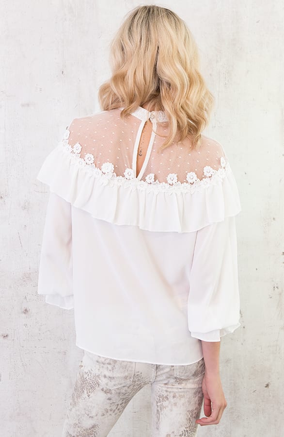 Luxury Marant Blouse White – shoparchief, foto 1