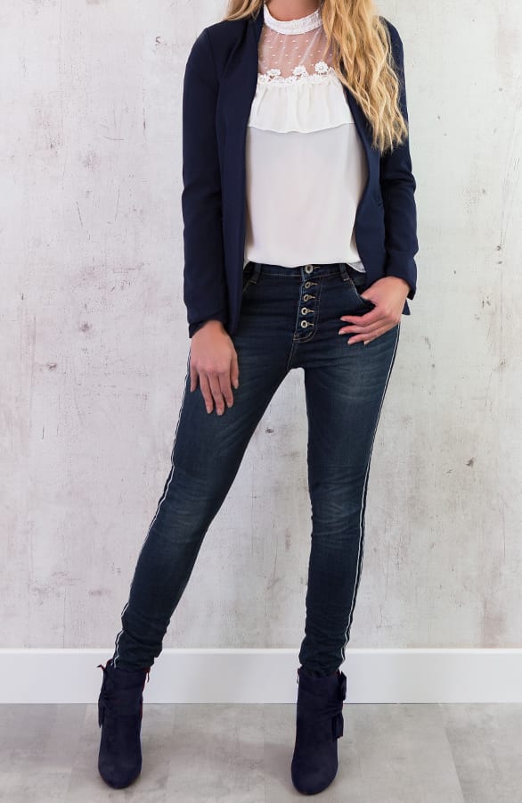Denim Fitting Striped Jeans 2.0 – shoparchief, foto 7