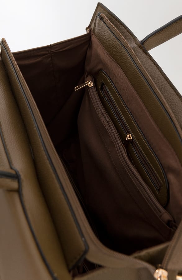 Luxe Enveloppe Tas Legergroen – shoparchief, foto 4