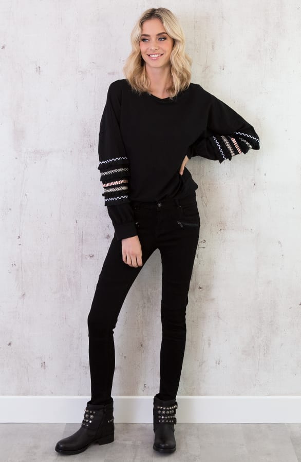 Bohemian Trui Zwart – shoparchief, foto 3