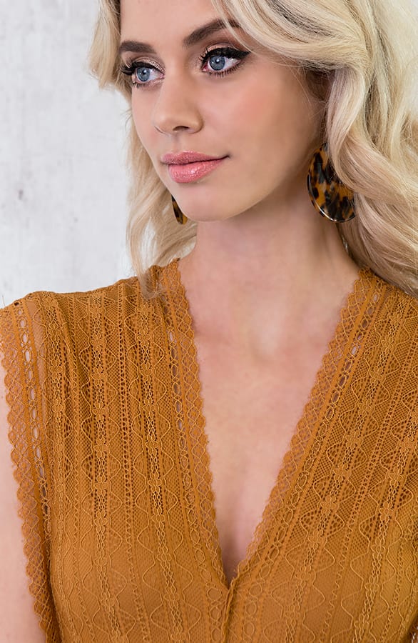 Secret Lace Body Okergeel – shoparchief, foto 4