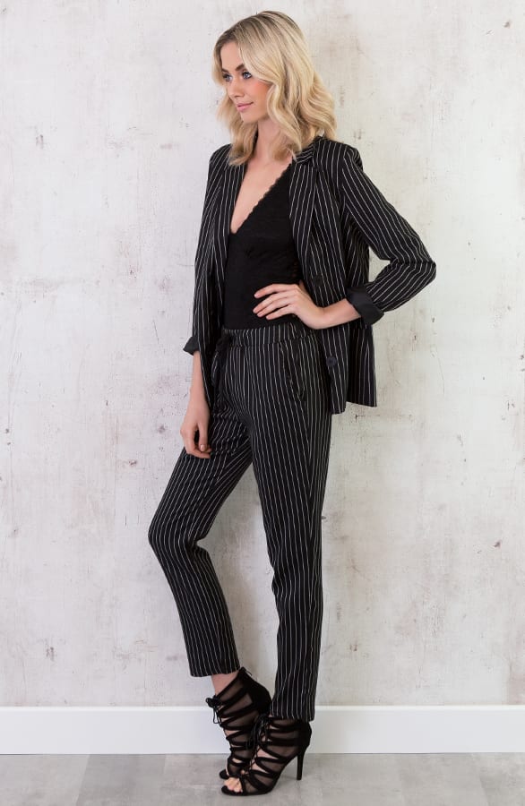 Krijt Blazer Zwart – shoparchief, foto 1