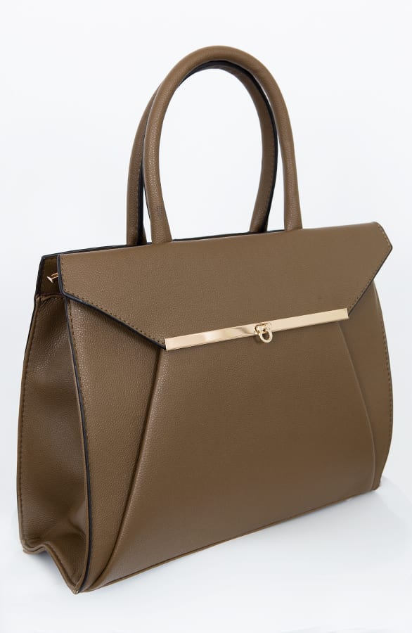 Luxe Enveloppe Tas Legergroen – shoparchief, foto 2