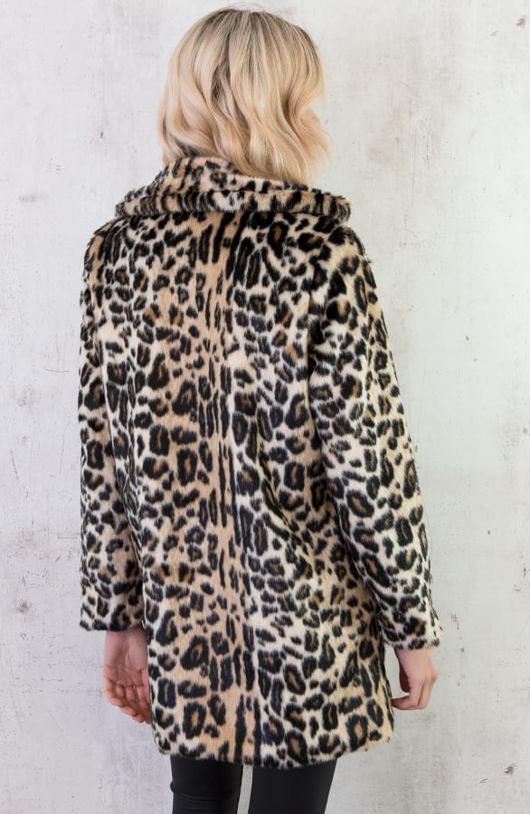 Leopard Jas Ultimate Faux Fur – shoparchief, foto 4