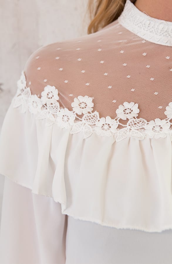 Luxury Marant Blouse White – shoparchief, foto 3
