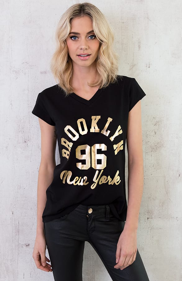 Brooklyn It shirt Zwart – shoparchief, foto 2