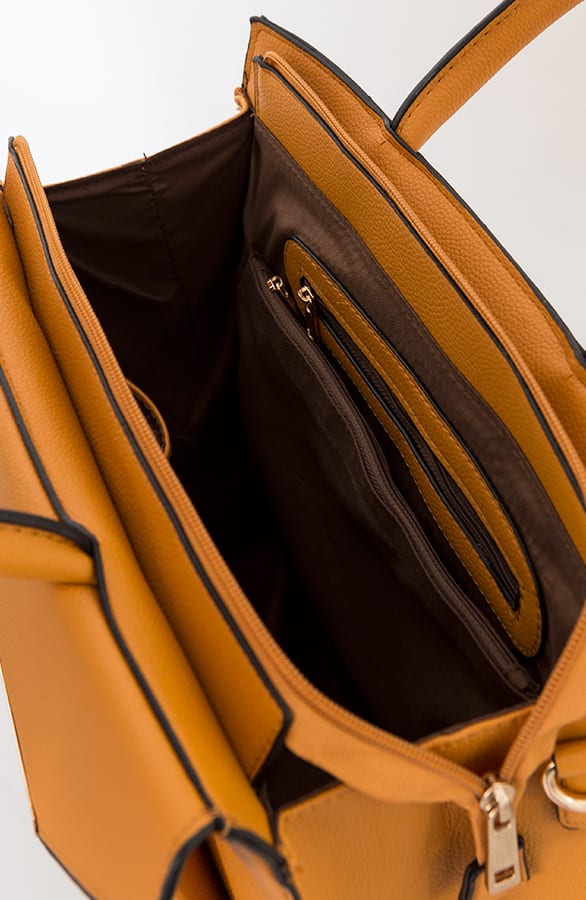 Luxe Enveloppe Tas Okergeel – shoparchief, foto 4