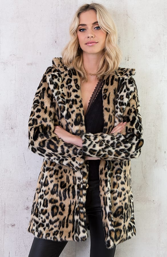 Leopard Jas Ultimate Faux Fur – shoparchief, foto 2