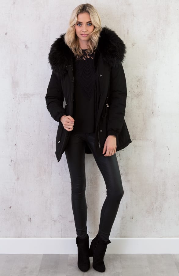 Parka Jas Limited Edition Zwart – shoparchief, foto 2