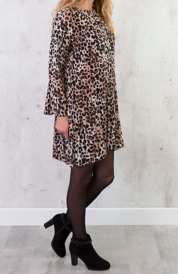 Leopard Plissé Tuniek – shoparchief, foto 1