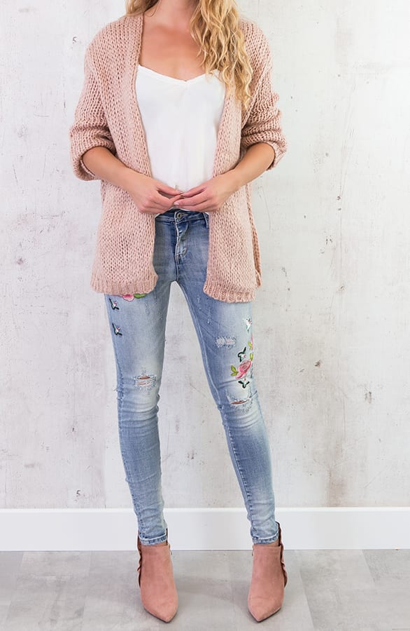 Gebreid Vest Roze – shoparchief, foto 2