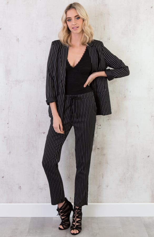 Krijt Blazer Zwart – shoparchief, foto 3