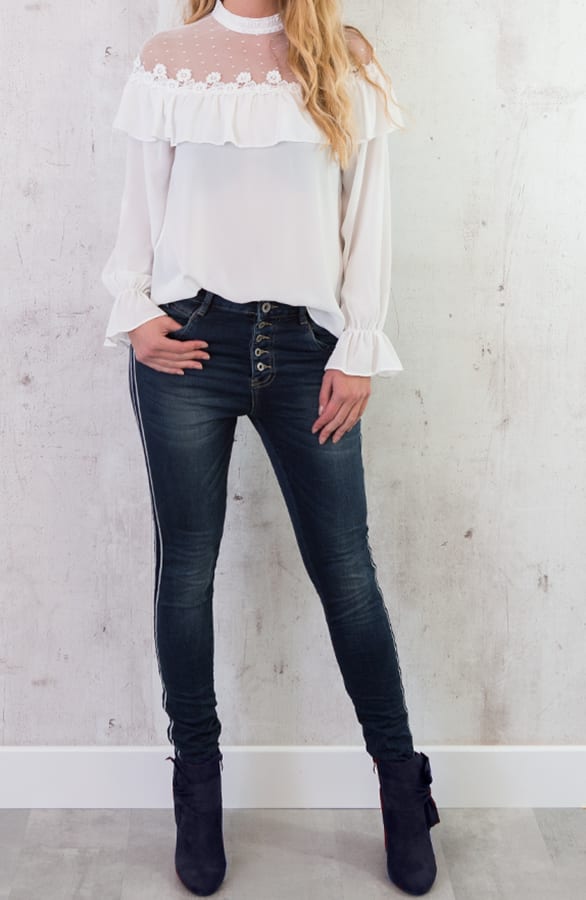 Luxury Marant Blouse White – shoparchief, foto 4