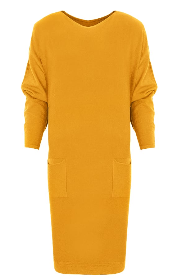 Comfy Trui Lang Oker – shoparchief, foto 6