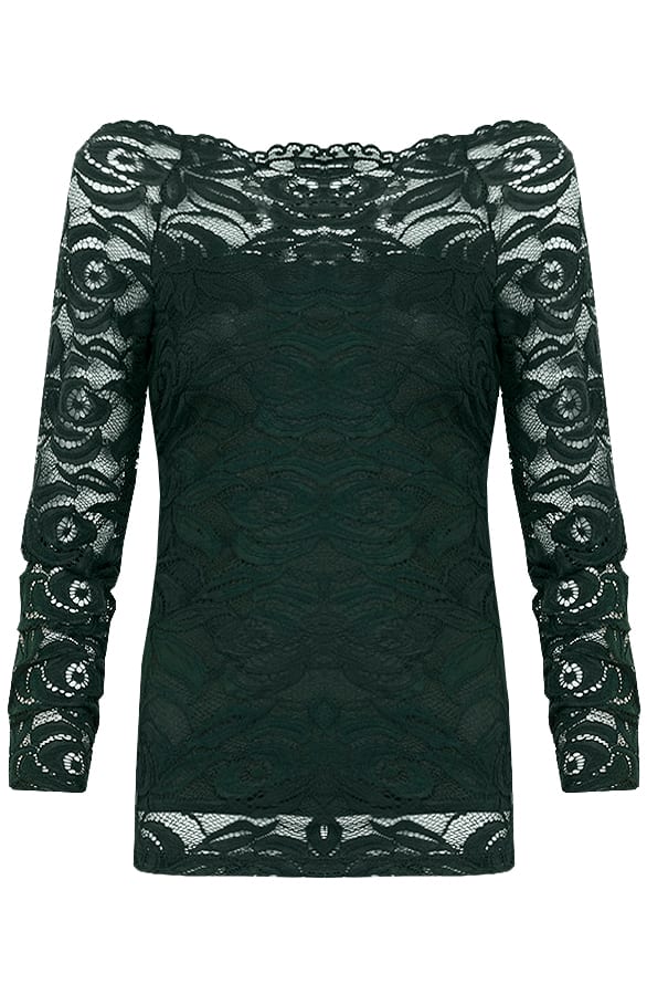 Kanten Sleeve Deluxe Glasgroen – shoparchief, foto 1